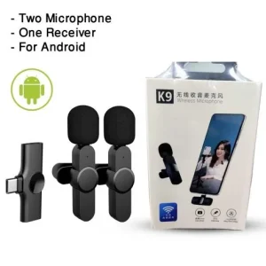 K9 wireless dual microphone boya for Type-C Easy to Use