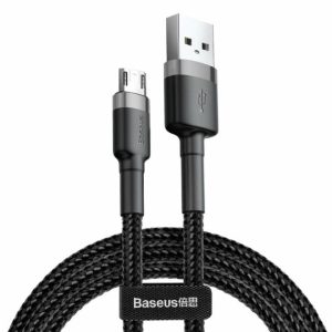 baseus cafule 2.4a quick charging usb to micro typ b cable 1 meter