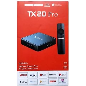 TX20 Pro 12K Ultra HD Smart Android TV Box