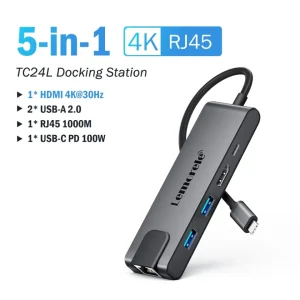 Lemorele USB 3.0 HUB 4 in 1 Type C Adapter 4 Ports Slot USB C Hub USB Hub 3.0 High Speed For Laptop Windows Mac