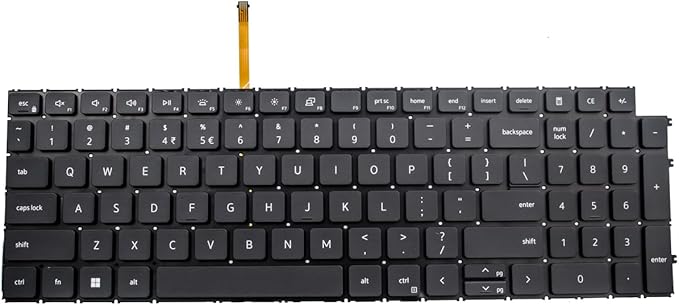 Dell Inspiron 15 3510 3511 3515 5510 5515 5518, Inspiron 16 7610, Latitude 3520, Vostro 15 3510 3515 3520 3525 7510 With US Layout,Black - Image 2