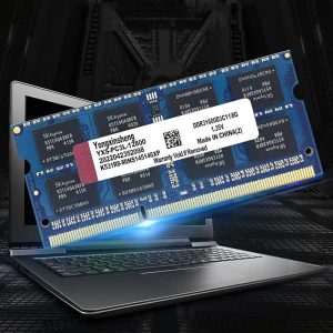 DDR3 / DDR3L 8GB Laptop RAM 1600MHz PC3L/PC3-12800 SODIMM Non-ECC Unbuffered 1.35V/1.5V 2Rx8 Dual Rank 204 Pin CL11 Notebook Computer Memory Upgrade ModuleBlue