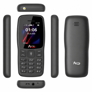 Agetel AG150 Dual Sim Standby 1000 phone book Feature Button Mobile Phone