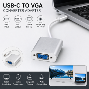 USB C to VGA Converter