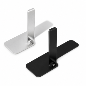 2pcs Ultra Thin Mini Phone Kickstand Universal Desktop Phone Holder Stand Metal Steel Folding Desk Bracket For IPhone/ Samsung