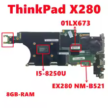 Mainboard For Lenovo Thinkpad X280 Laptop Motherboard With I5-8250U CPU 8GB-RAM