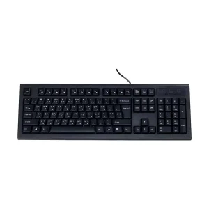 A4TECH KRS-82 Black Wired Multimedia (FN Hotkeys) Keyboard with Bangla