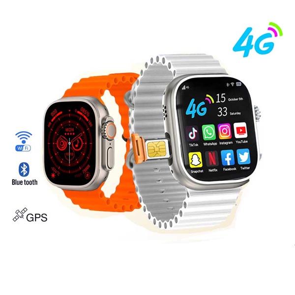 S8 Ultra Honeycomb Edition5G Smart Watch Calling Watch Google Playstore Youtube Facebook Messenger Tiktok IMO 1GB RAM 16GB ROM Android Smartwatch Bluetooth Support Watching TV