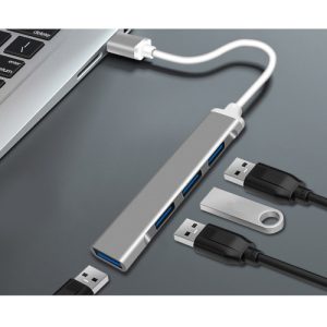 GADGET DREAM 4-Port USB 3.0 Hub, Portable Data USB Hub with 120cm Extended Cable, USB Splitter for MacBook, Mac Pro, Mac Mini, iMac, Surface Pro, Laptop, PC, Flash Drive, Mobile HDD
