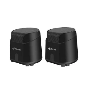 Kisonli K500 USB 2.0 Computer Speaker with Dual Bass for Gaming and Music