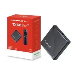 TX60 Pro 14K Ultra HD Smart Android TV Box with Voice Control Remote