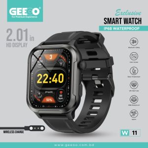 W11 Bluetooth Calling Waterproof Smartwatch