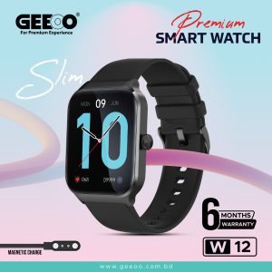 W12 Bluetooth Calling Waterproof Smartwatch